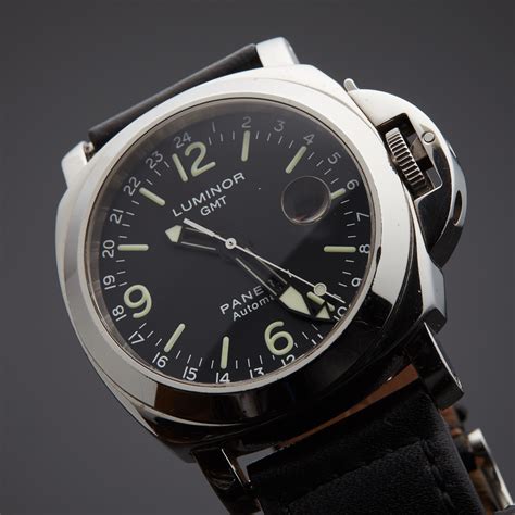 panerai watch black|luminor gmt panerai automatic price.